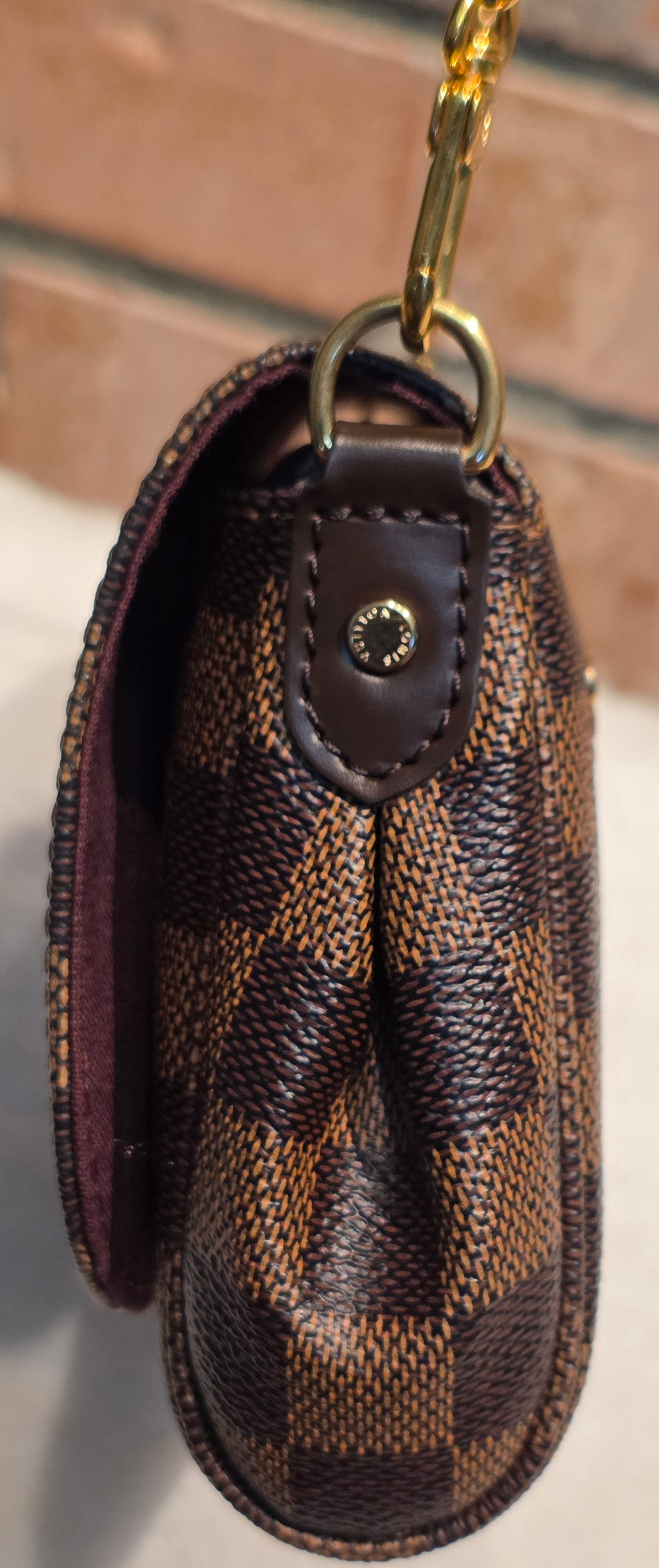 Authentic Louis Vuitton Favorite PM Damier Ebene