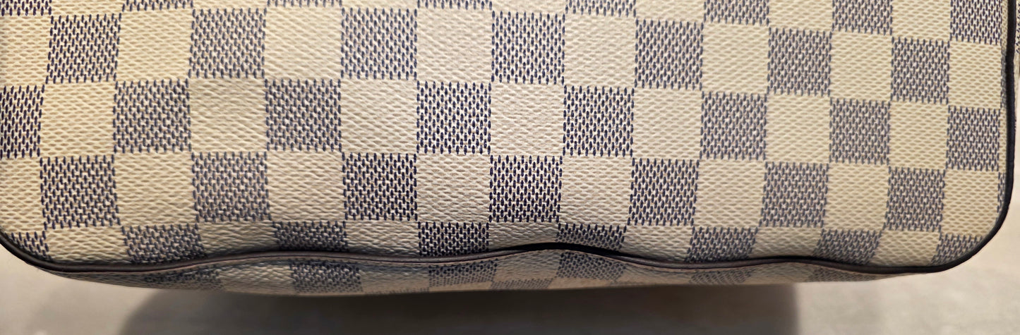 Authentic Louis Vuitton Neonoe MM Damier Azur in Pineapple