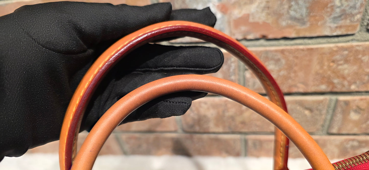 Authentic Louis Vuitton Pallas MM Red