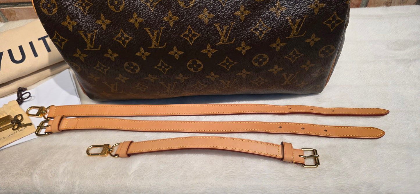 Authentic Louis Vuitton Speedy Bandoliere 35