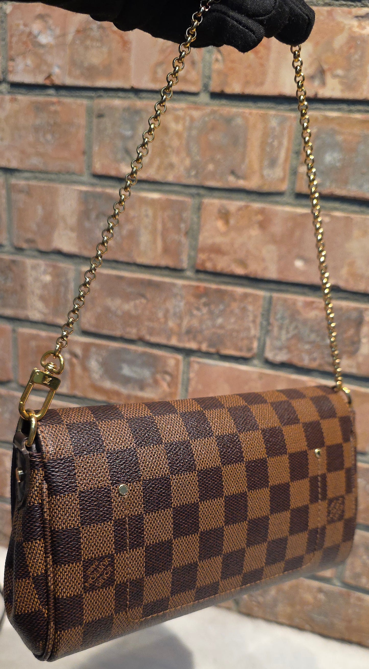 Authentic Louis Vuitton Favorite PM Damier Ebene