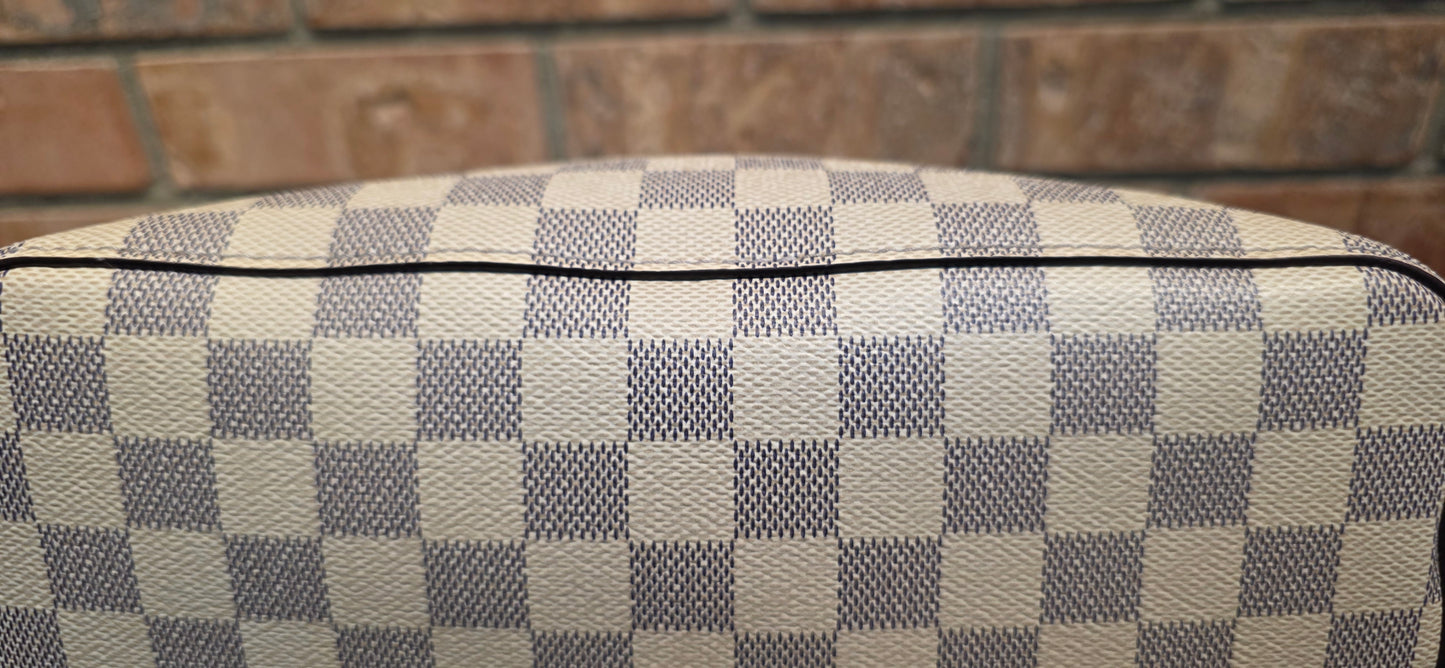 Authentic Louis Vuitton Neonoe MM Damier Azur in Pineapple