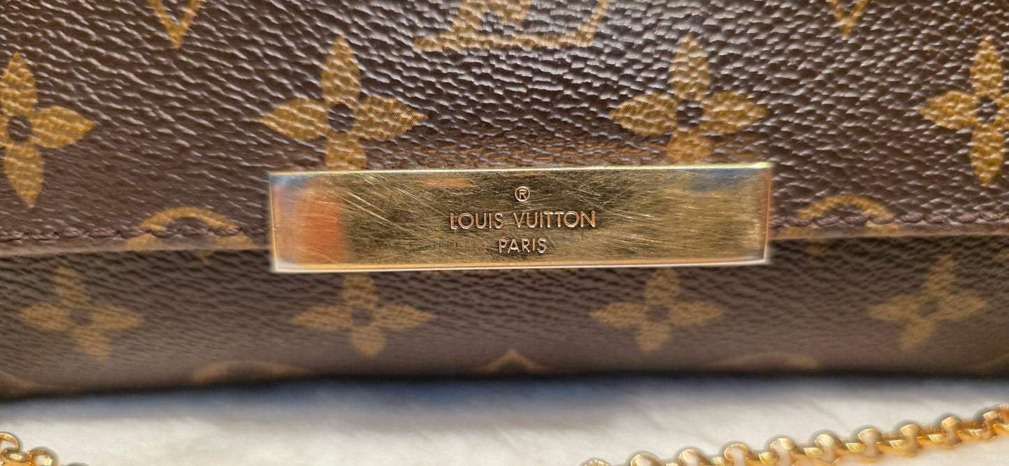 Authentic Louis Vuitton Favorite MM Monogram