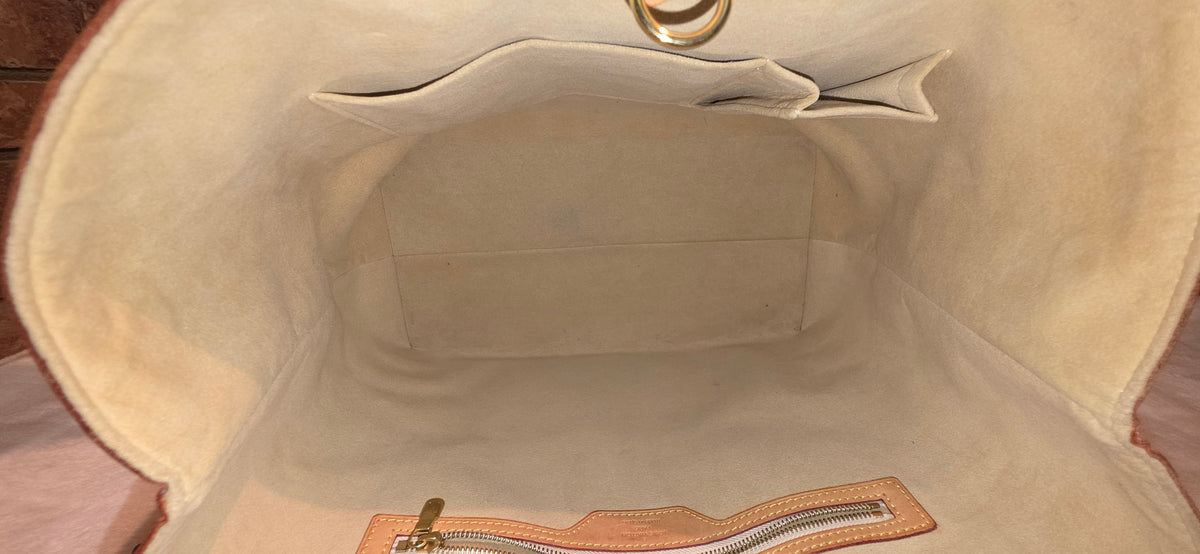 Authentic Louis Vuitton Hampstead MM Damier Azur
