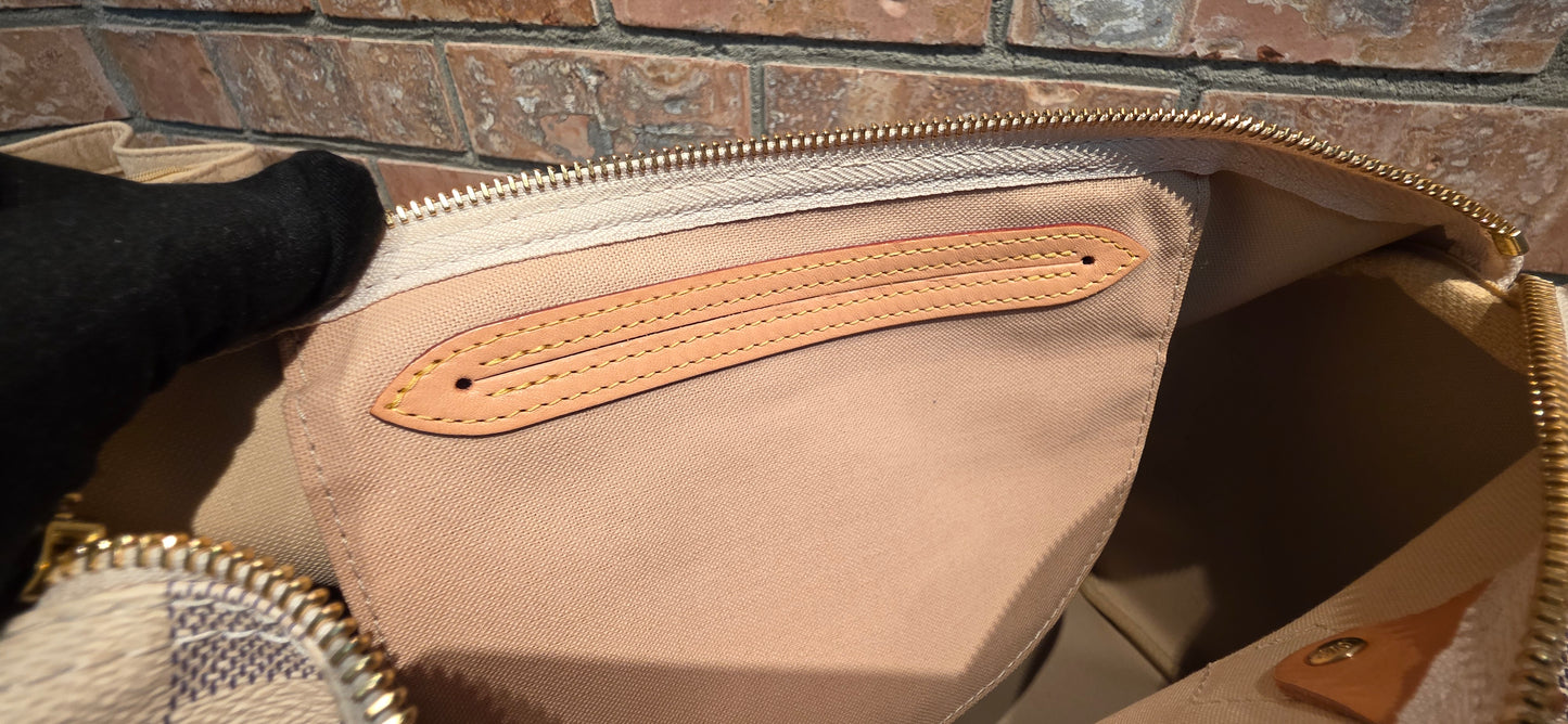 Authentic Louis Vuitton Speedy 30 Damier Azur