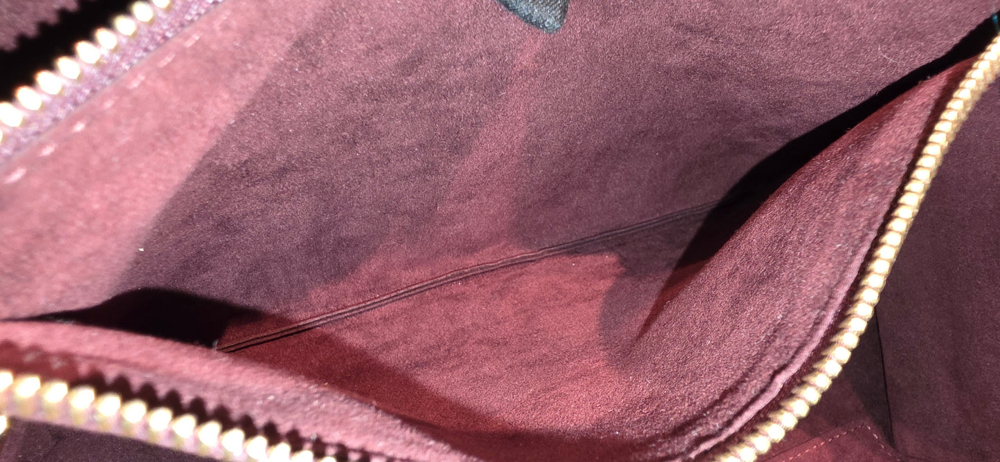 Authentic Louis Vuitton Olympe Monogram Bordeaux