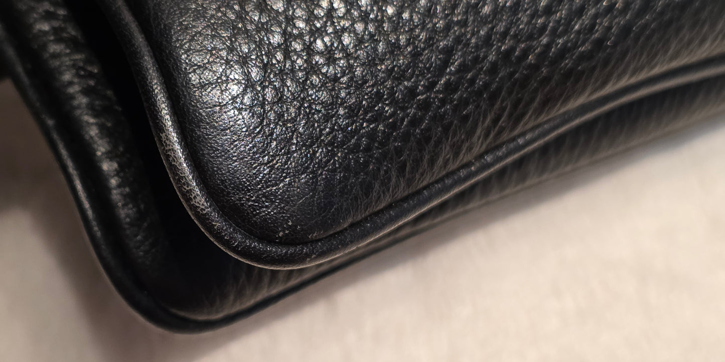 Authentic Prada Bandoliera Vitello Phenix Crossbody Bag