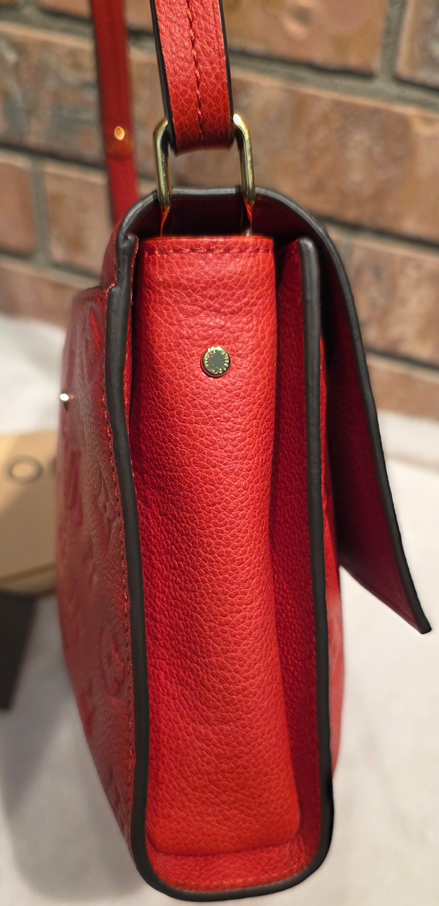 Authentic Louis Vuitton Fascinante Empreinte Red