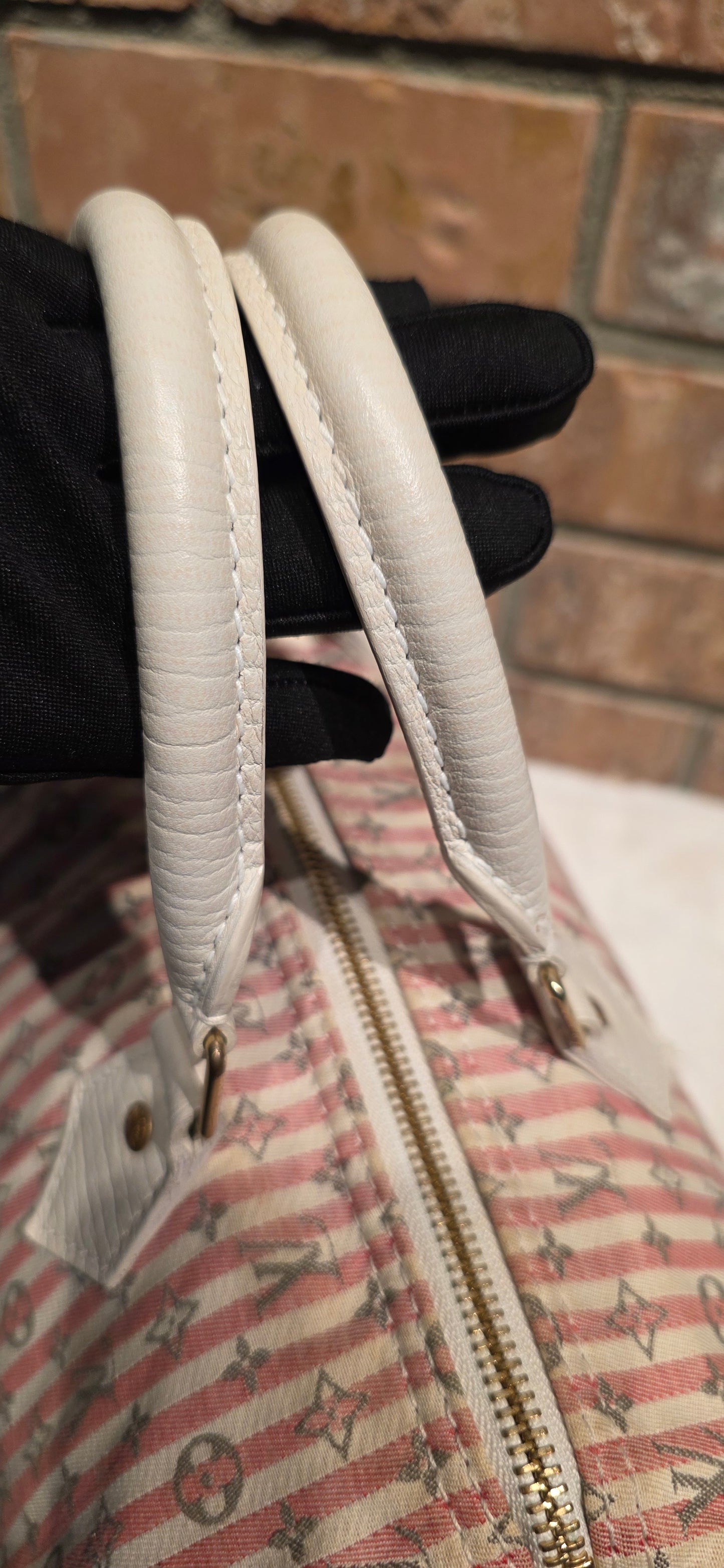 Authentic Louis Vuitton Speedy 30 Mini Lin Croisette