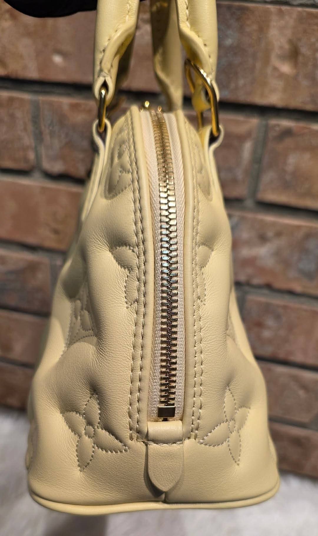 Authentic Louis Vuitton Alma BB Bubblegram Banane