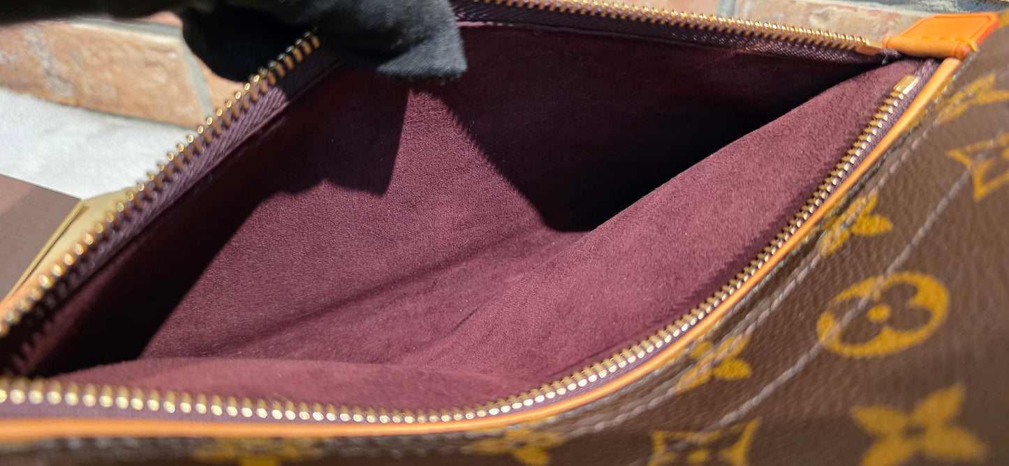 Authentic Louis Vuitton Olympe Monogram Bordeaux