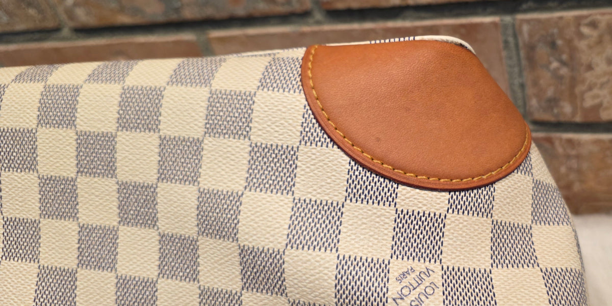 Authentic Louis Vuitton Hampstead MM Damier Azur