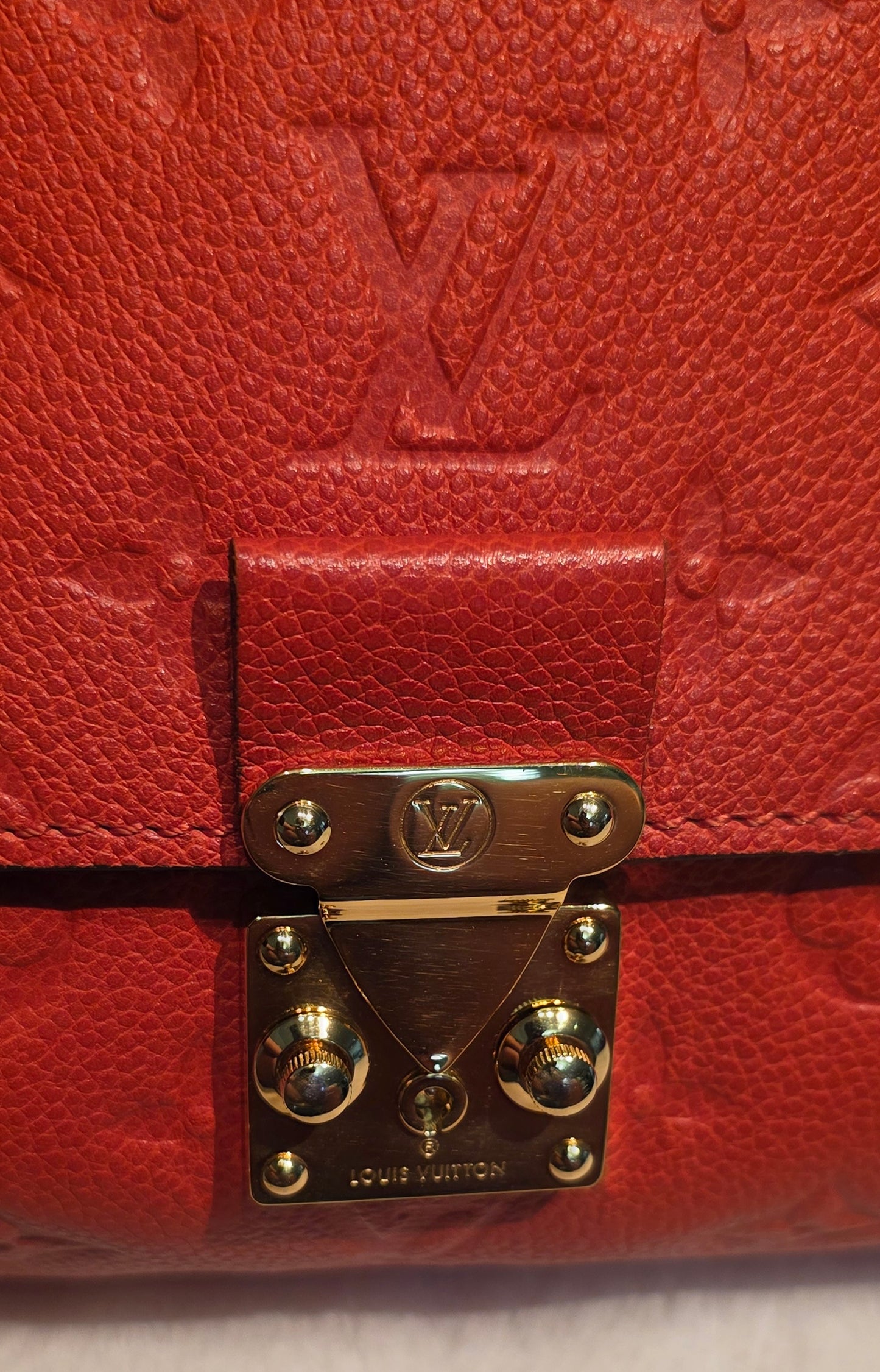 Authentic Louis Vuitton Fascinante Empreinte Red