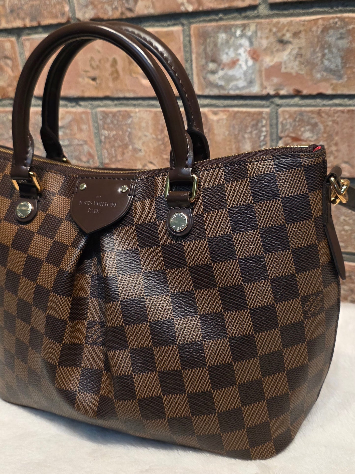 Authentic Louis Vuitton Siena PM Damier Ebene