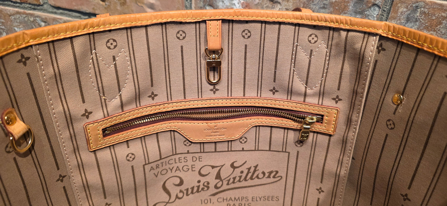 Authentic Louis Vuitton Neverfull MM Monogram