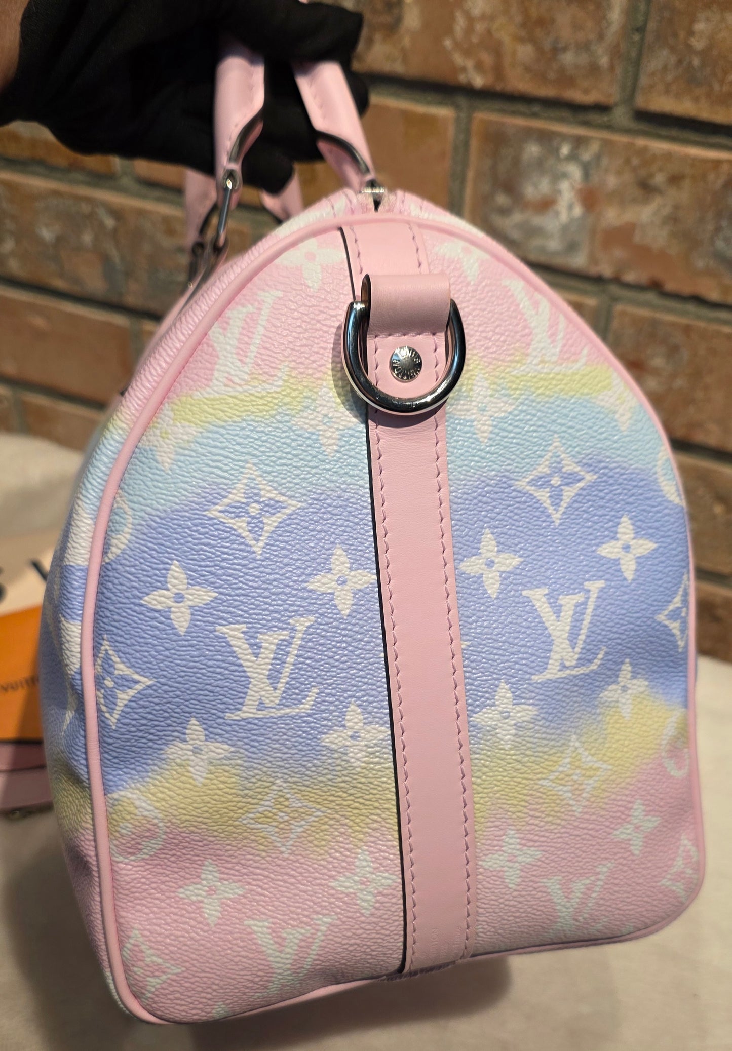 Authentic Louis Vuitton Limited Edition Speedy 30 Bandouliere Escale Pastel