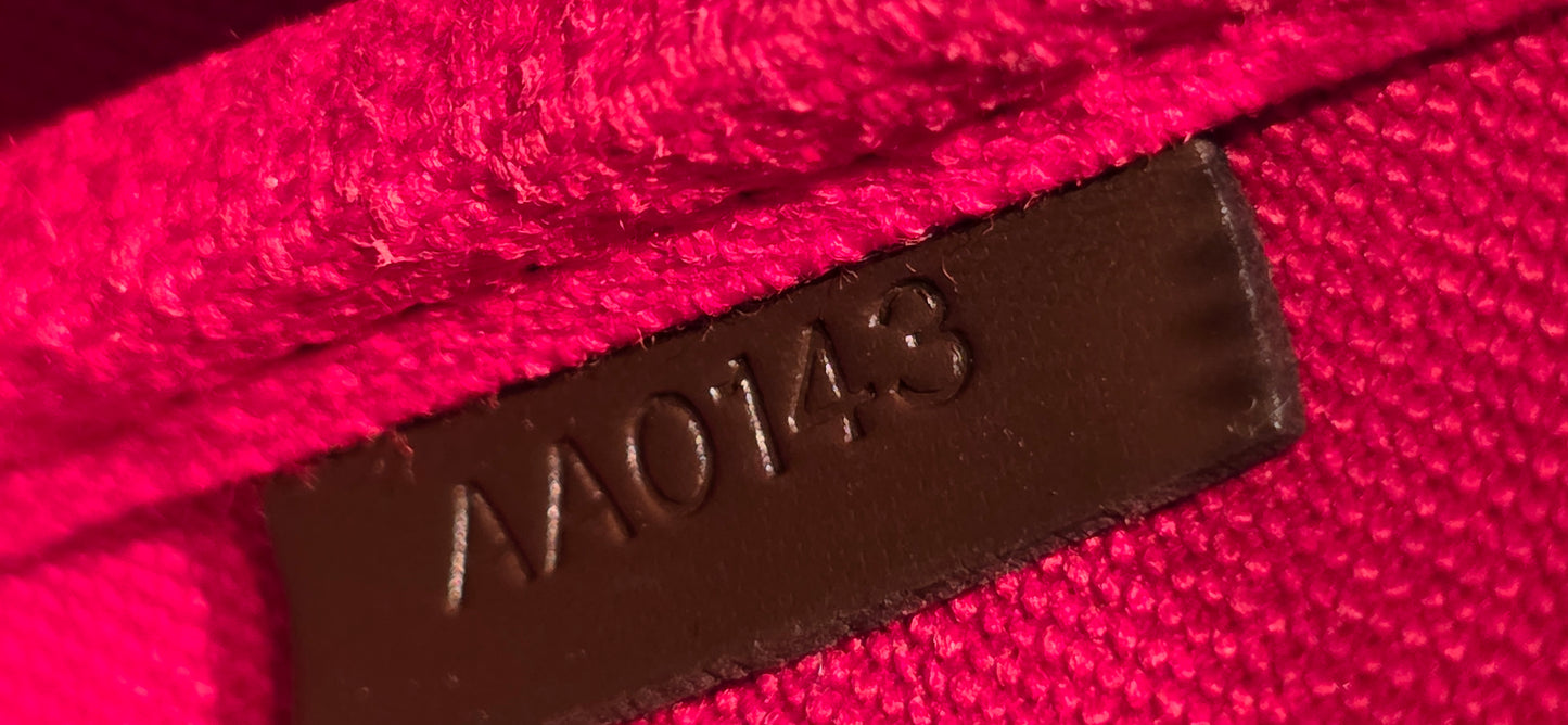 Authentic Louis Vuitton Eva Damier Ebene Crossbody