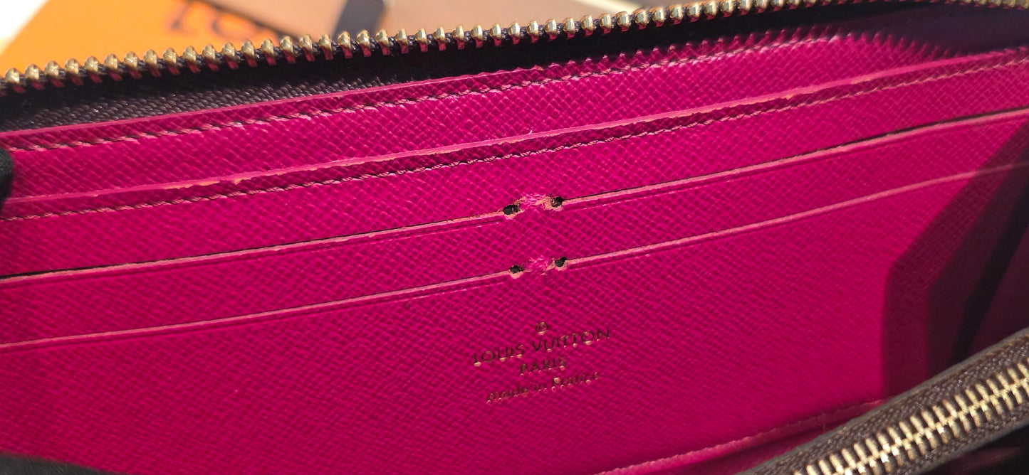 Authentic Louis Vuitton Clemence Wallet