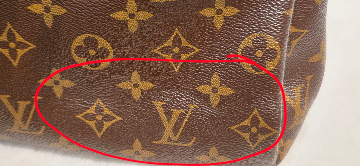 Authentic Louis Vuitton Pallas MM Noir