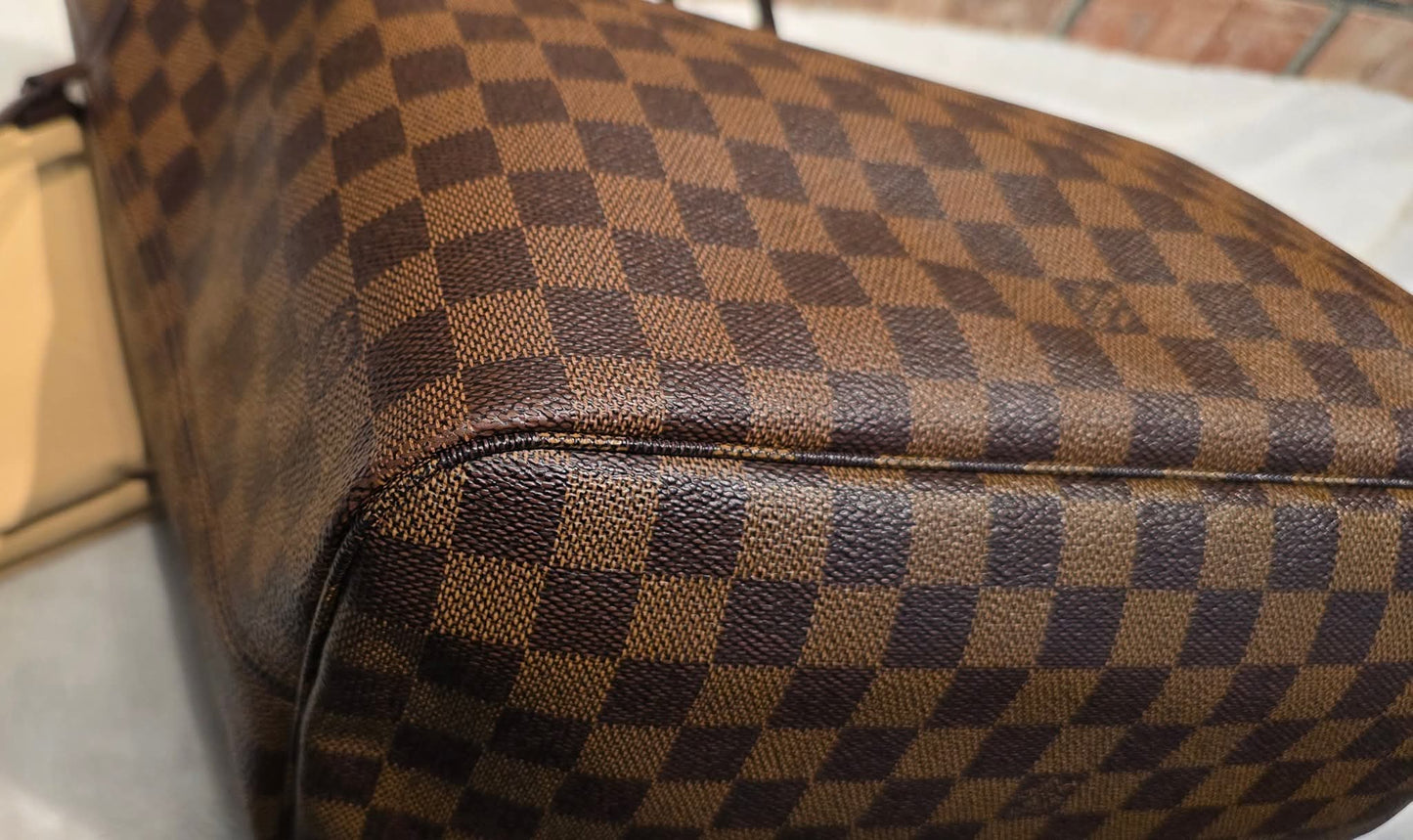 Authentic Louis Vuitton Neverfull MM Damier Ebene