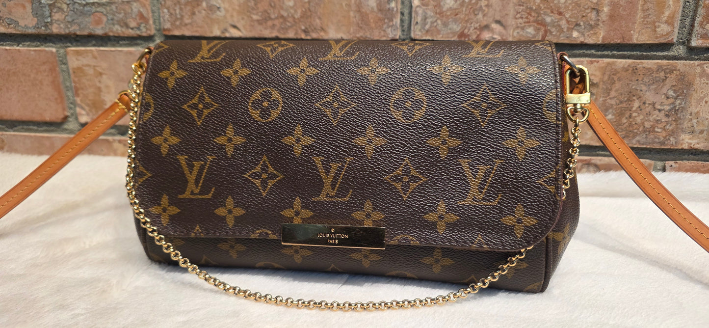 Authentic Louis Vuitton Favorite MM Monogram
