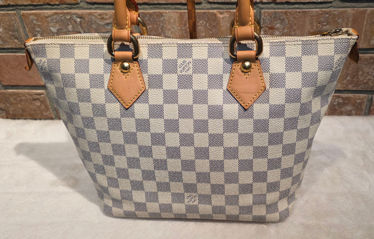 Authentic Louis Vuitton Saleya PM Damier Azur