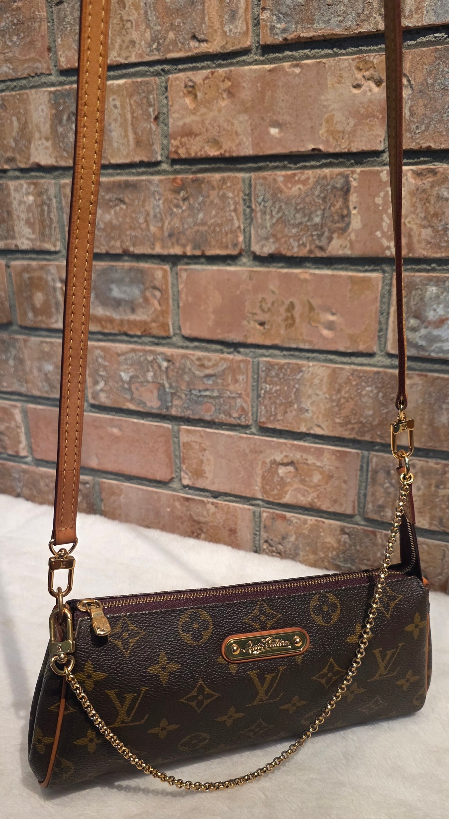 Authentic Louis Vuitton Eva Monogram