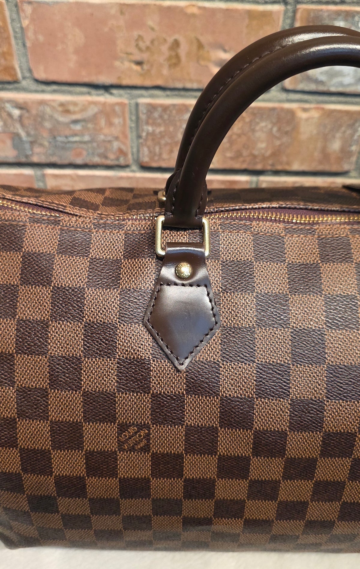 Authentic Louis Vuitton Speedy 35 Damier Ebene