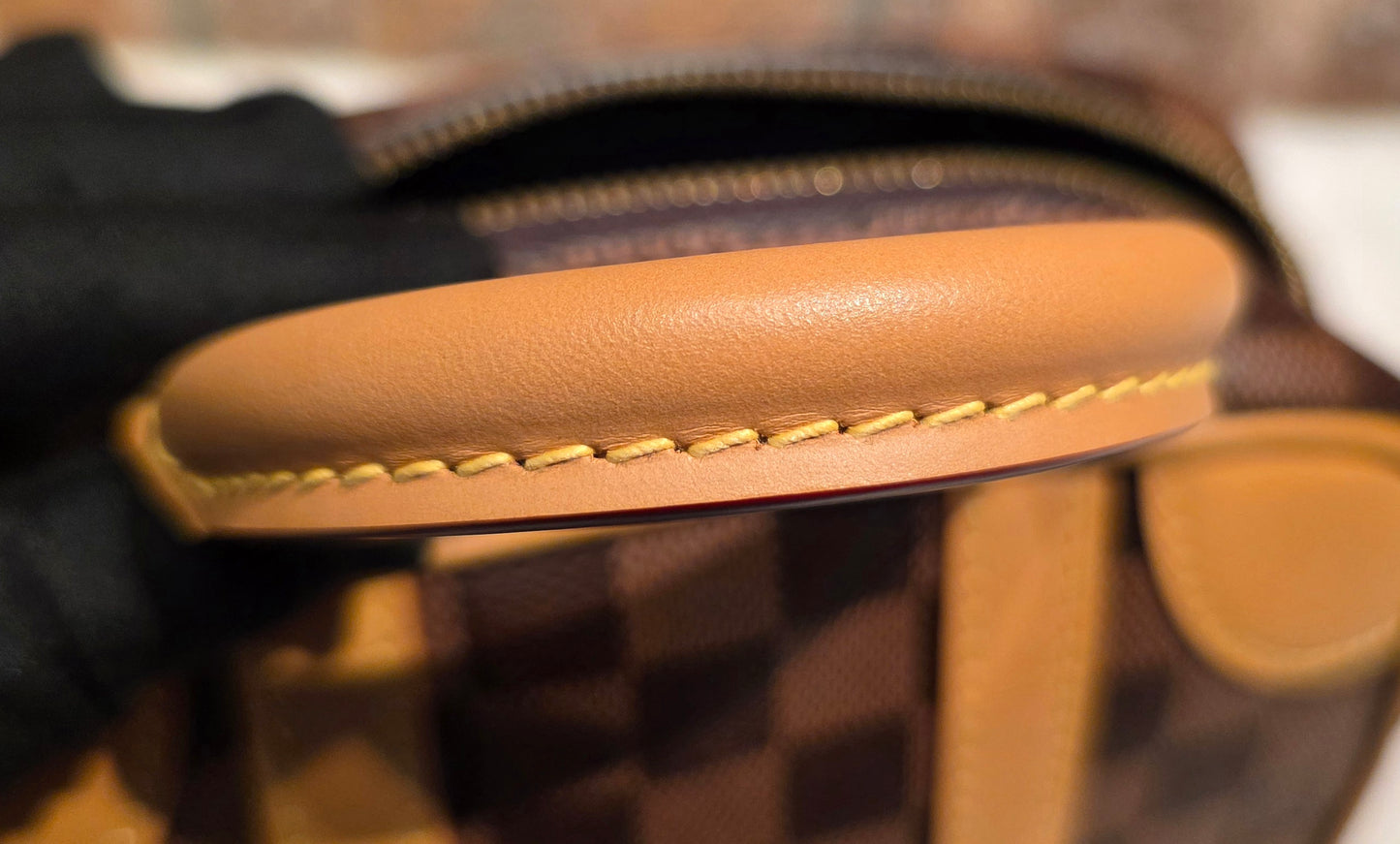 Authentic Louis Vuitton Valisette Souple BB Damier Ebene