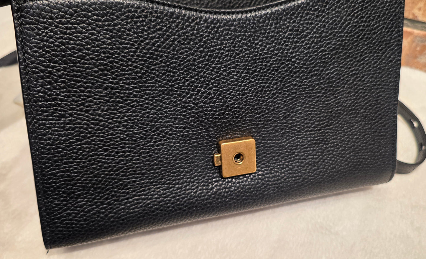 Authentic GG Marmont Top Handle Mini Black