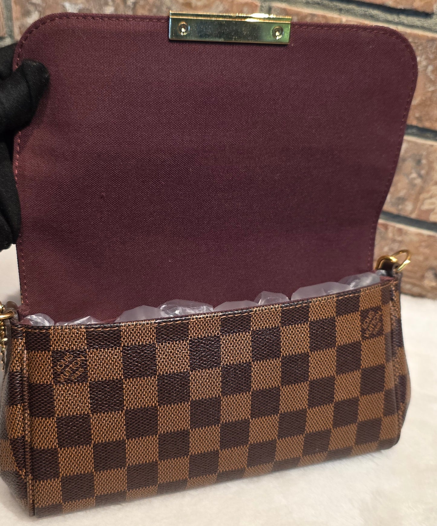 Authentic Louis Vuitton Favorite PM Damier Ebene