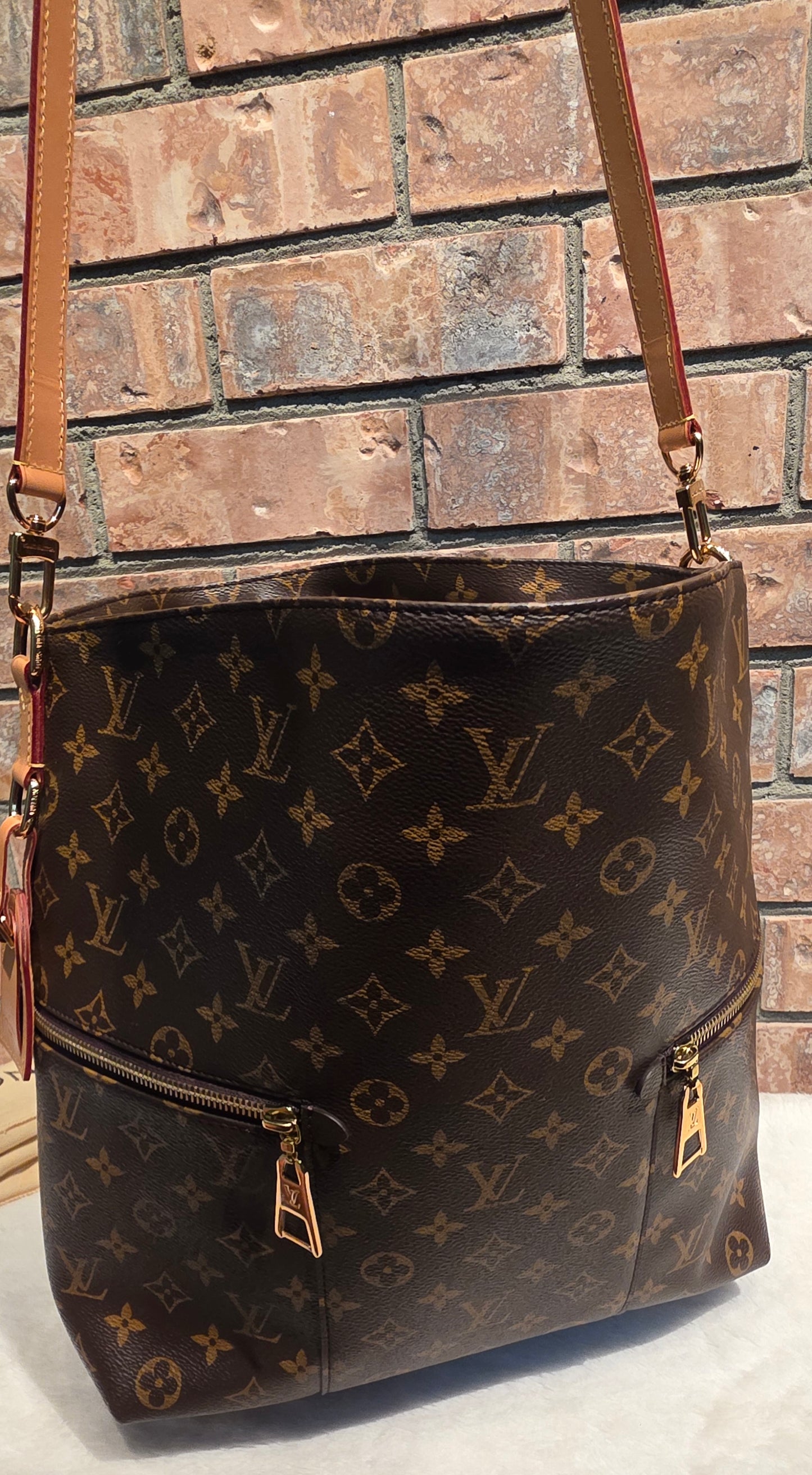 Authentic Louis Vuitton Melie Hobo (Short Handle Missing)