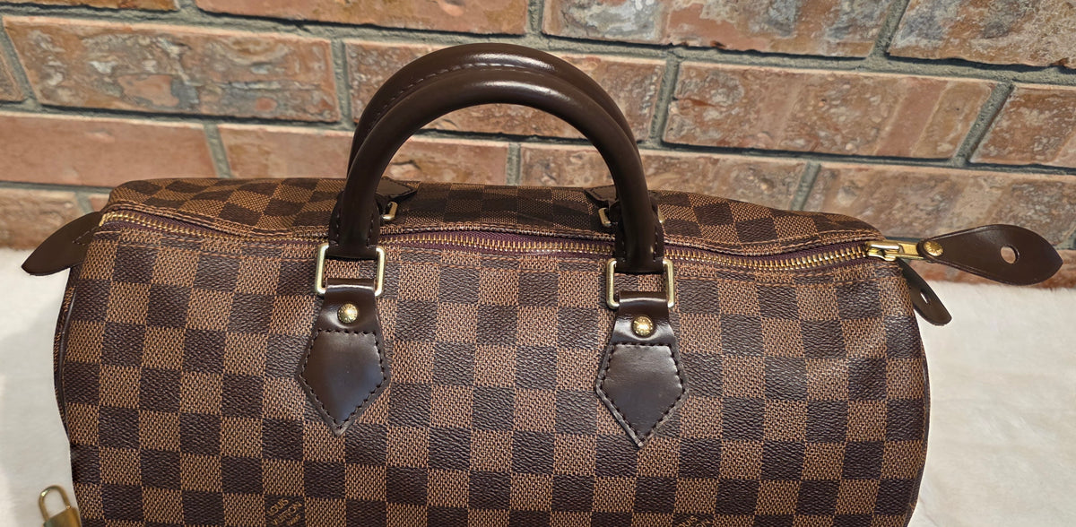Authentic Louis Vuitton Speedy 35 Damier Ebene