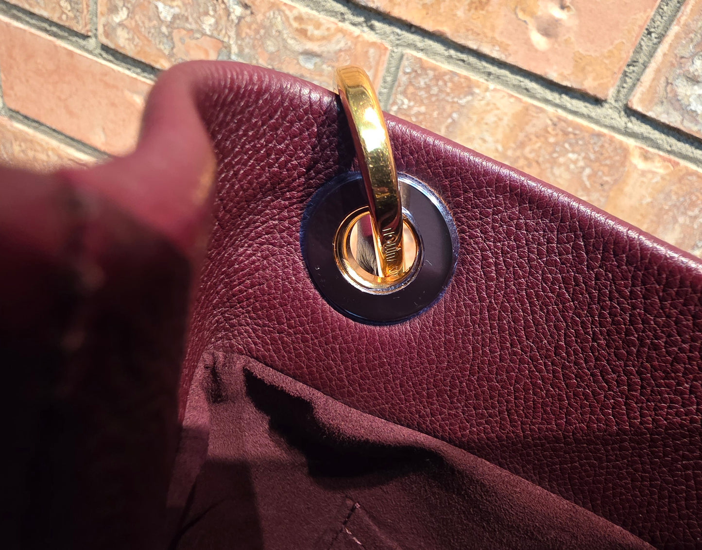 Authentic Louis Vuitton Olympe Monogram Bordeaux