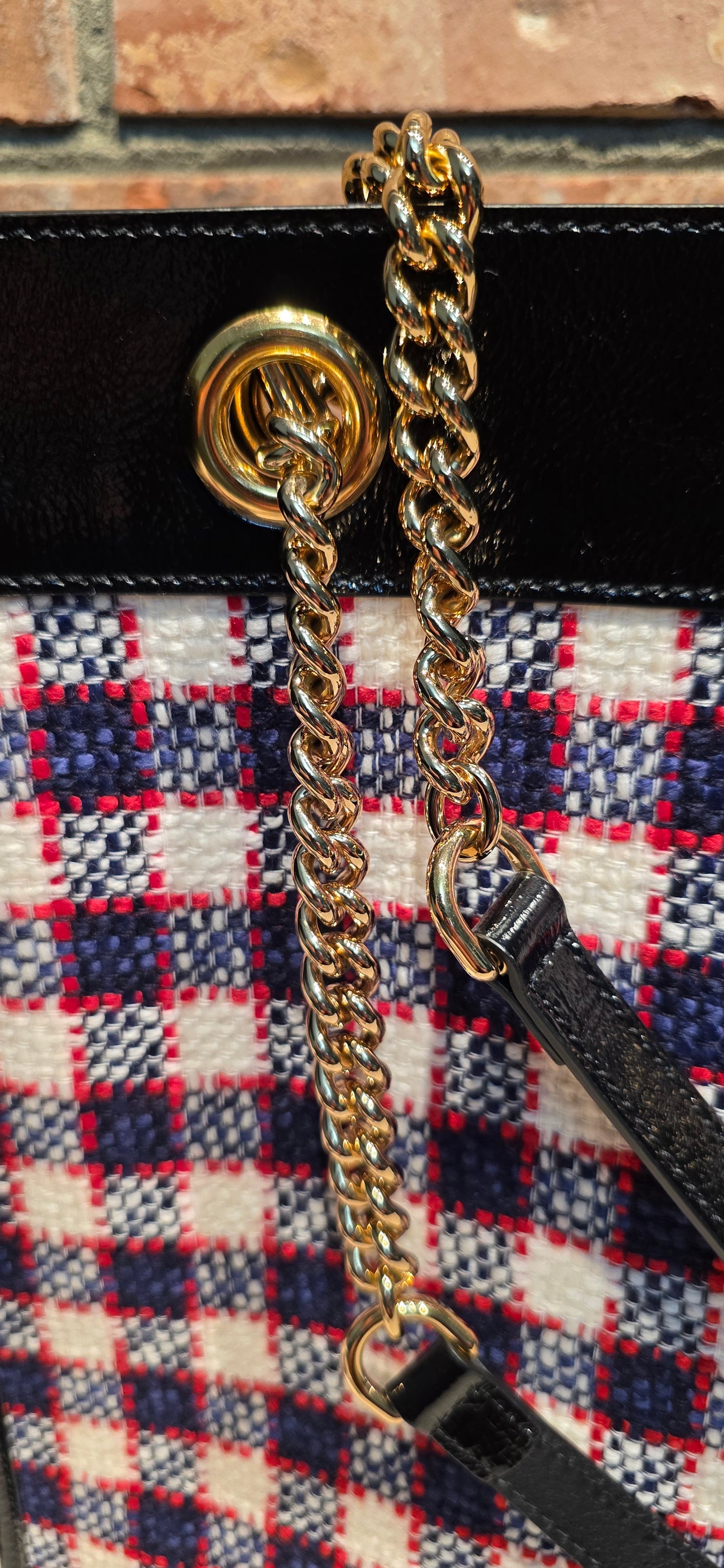 Authentic Gucci Rajah Large Tweed Tote