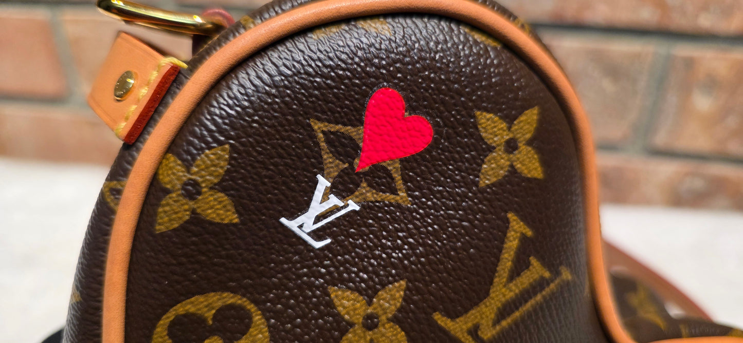 Authentic Louis Vuitton Couer Game On Heart Bag
