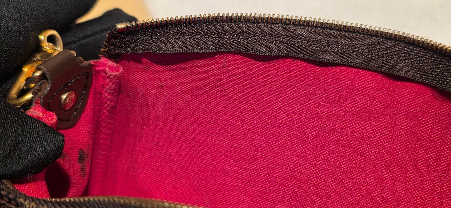 Authentic Louis Vuitton Eva Damier Ebene Crossbody