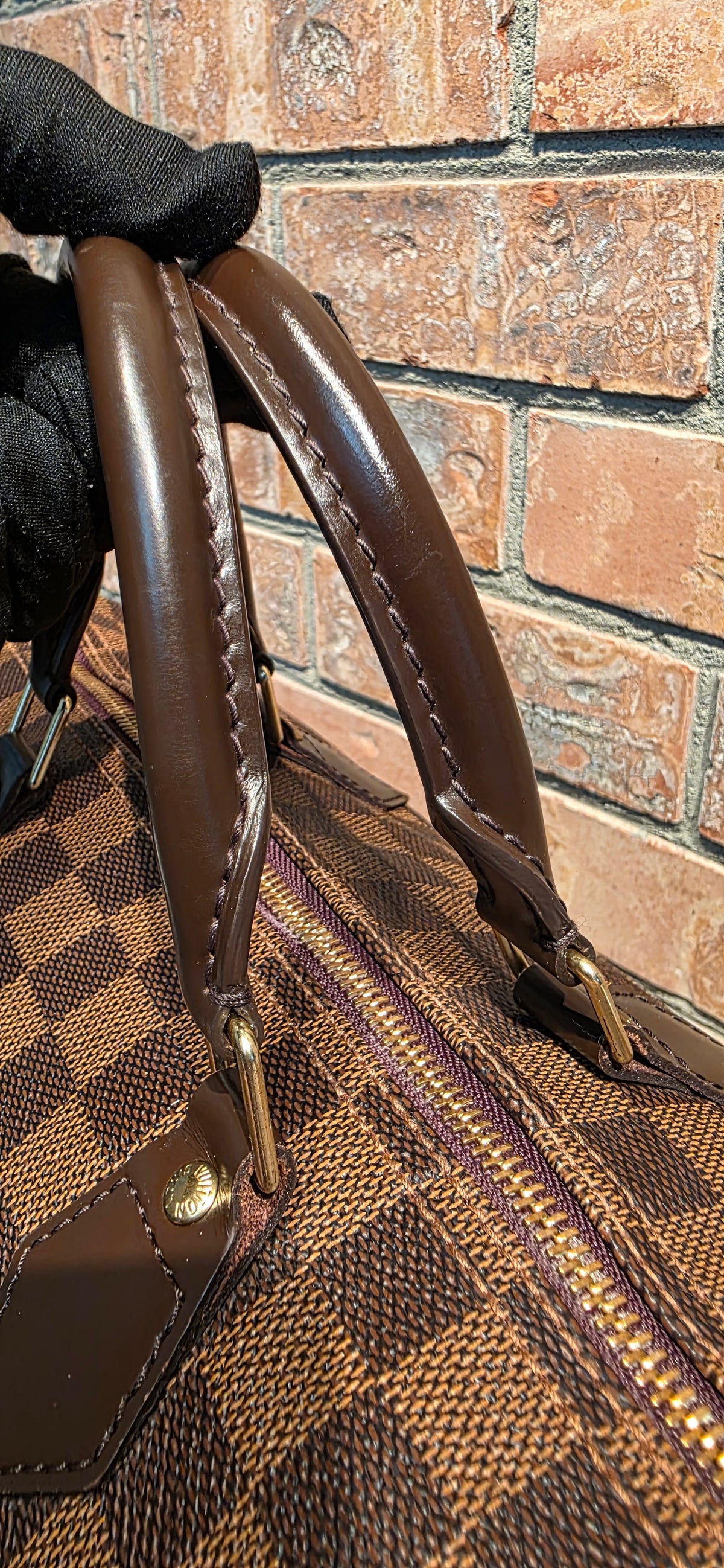 Authentic Louis Vuitton Speedy 35 Damier Ebene