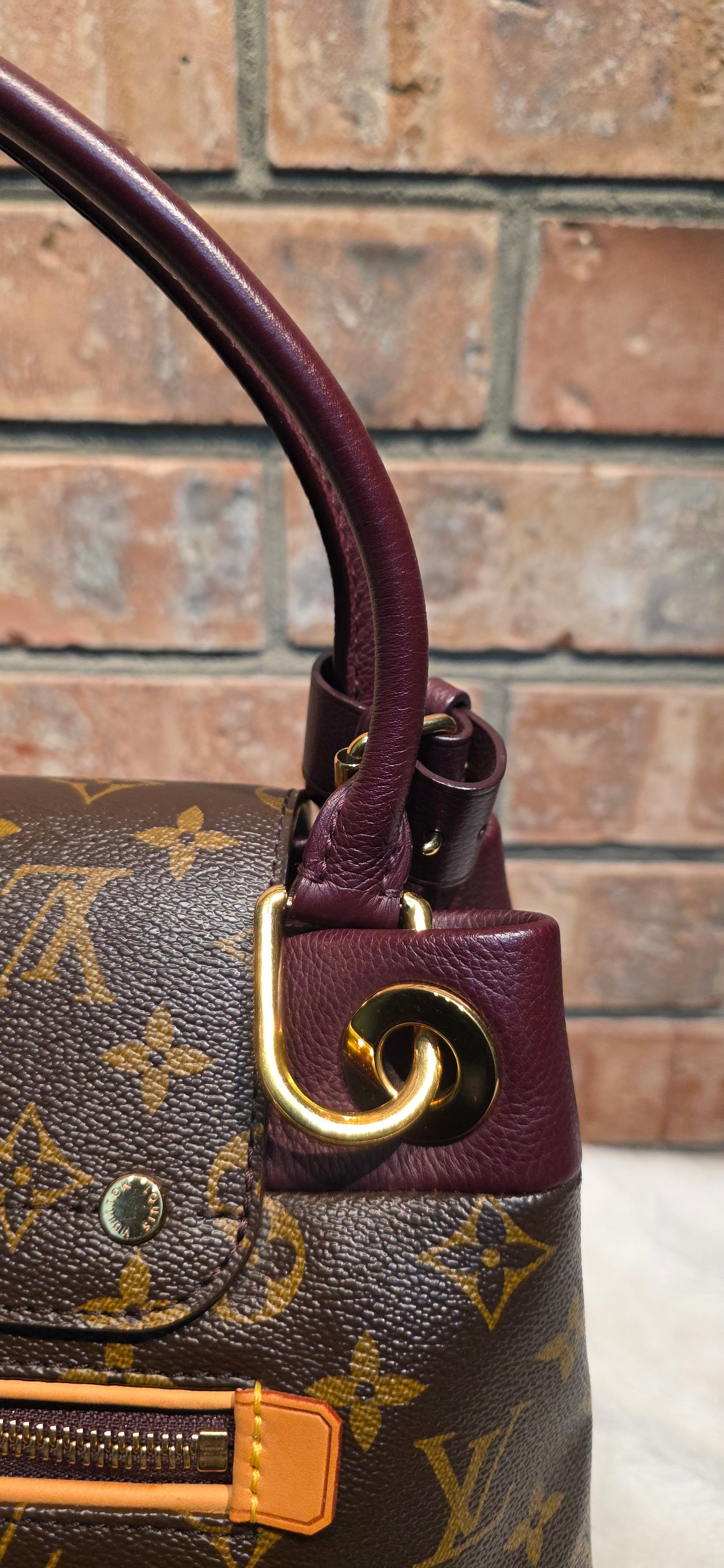 Authentic Louis Vuitton Olympe Monogram Bordeaux