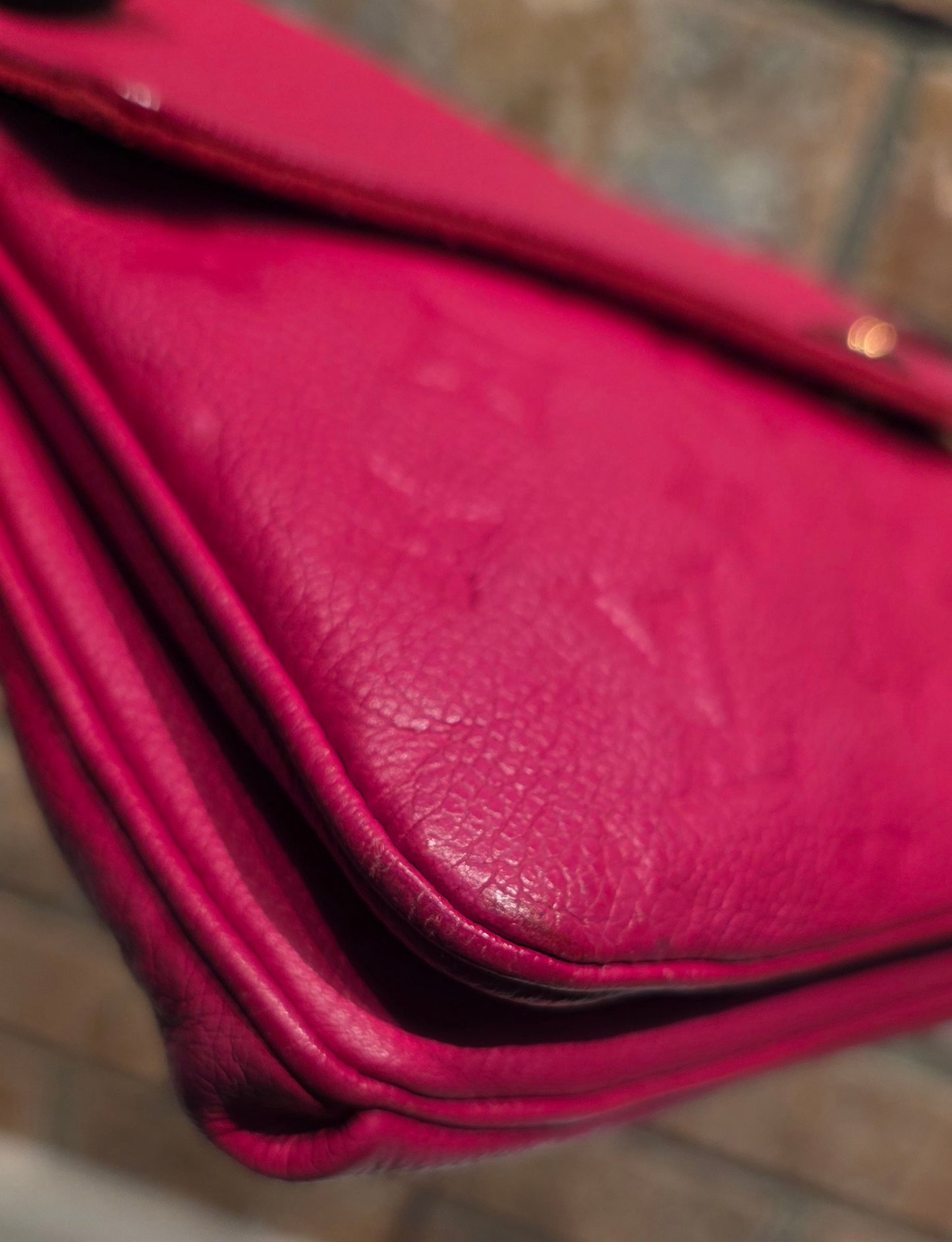 Authentic Louis Vuitton Twice/Twinset Pochette in Dahlia Pink