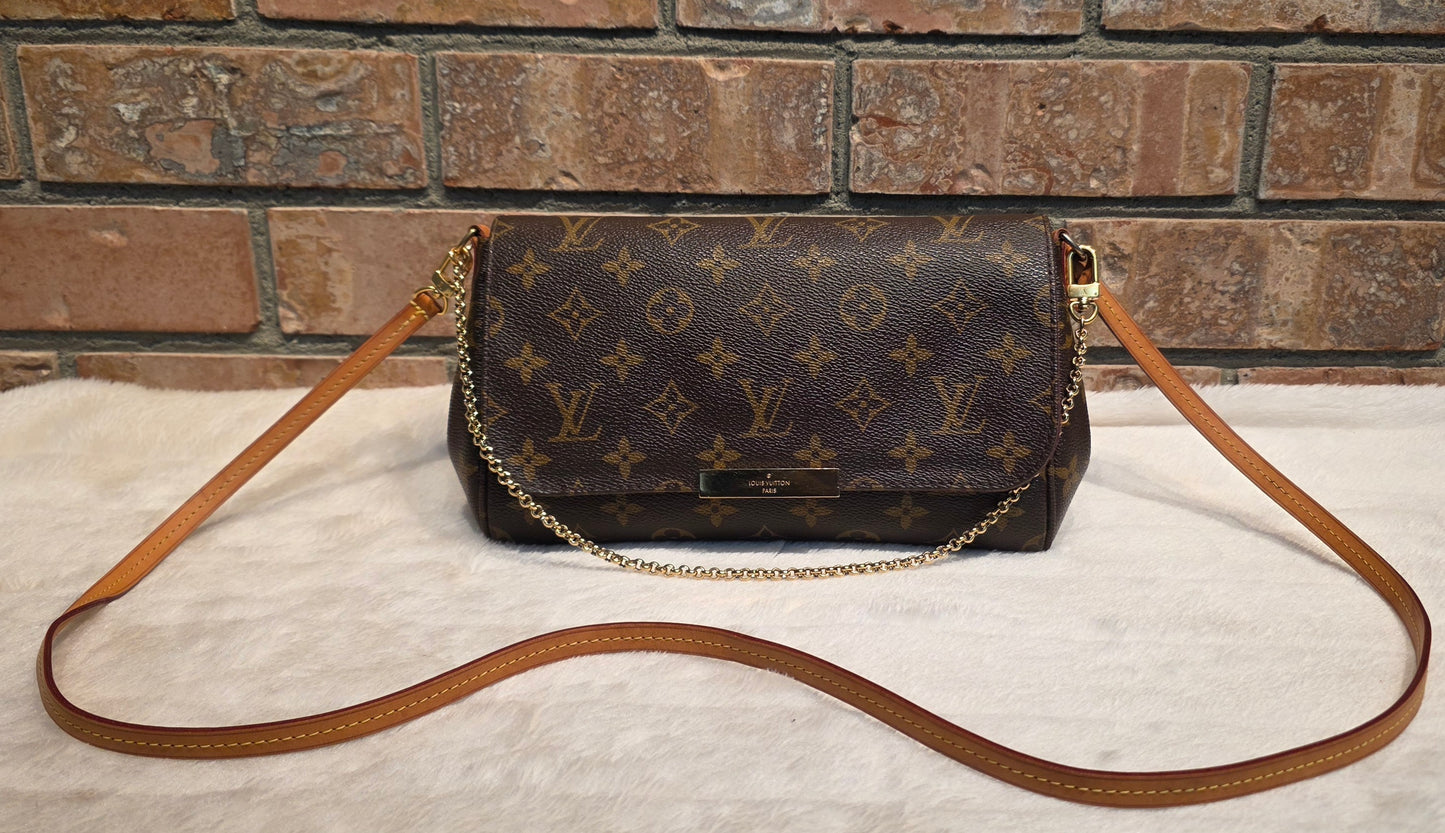 Authentic Louis Vuitton Favorite MM Monogram