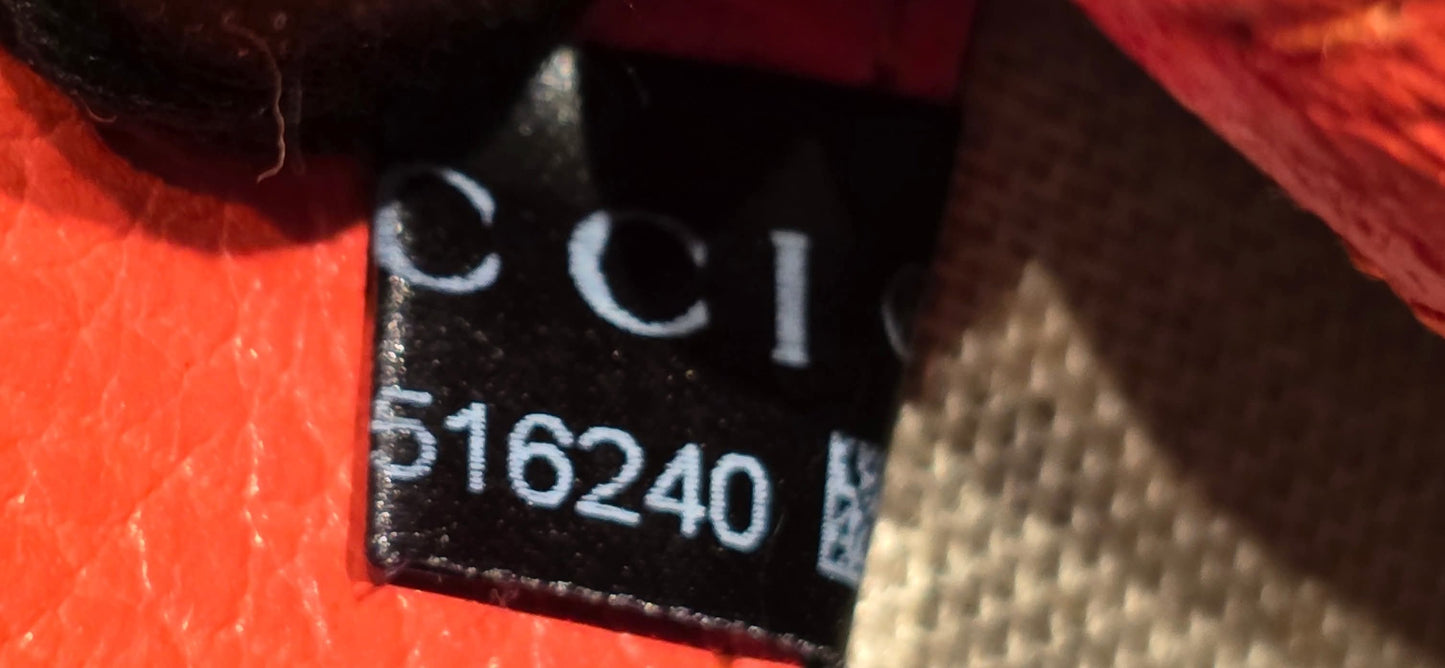 Authentic Gucci GG Interlocking Crossbody in Orange