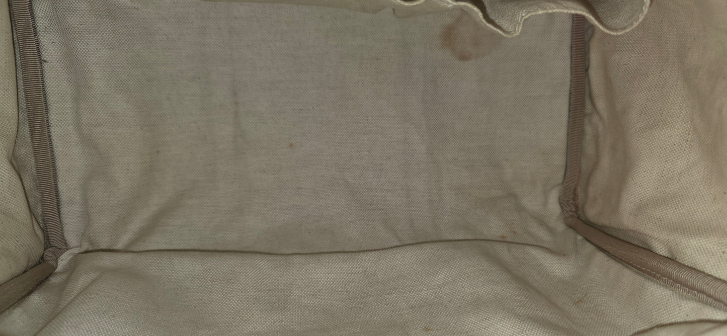 Authentic Gucci Boston Bag with Red Leather Trims