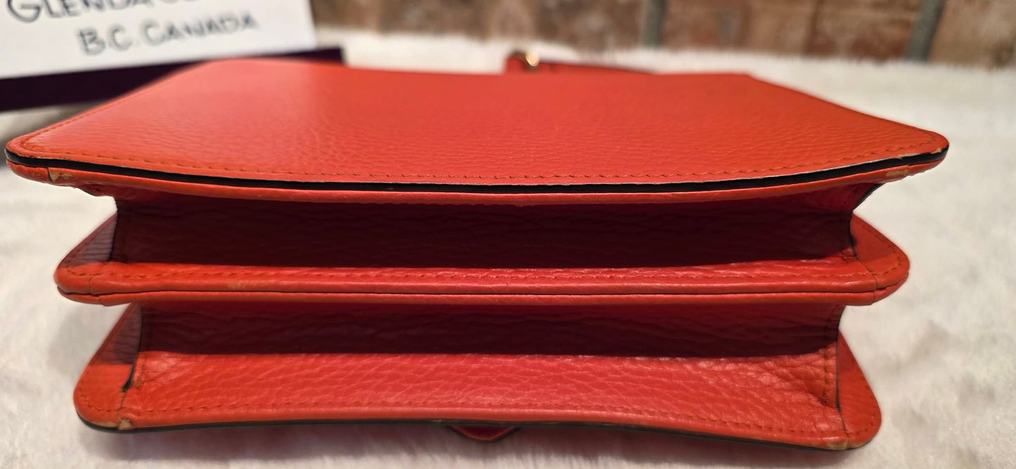 Authentic Gucci GG Interlocking Crossbody in Orange