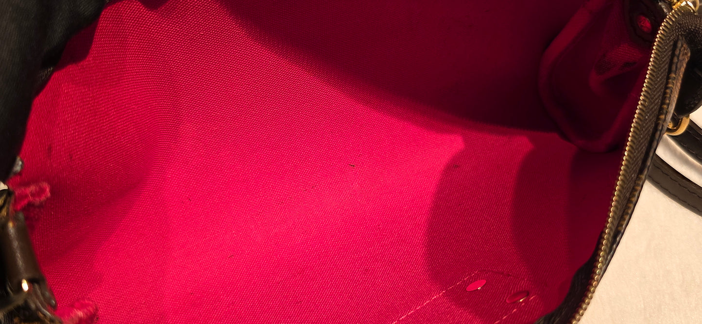 Authentic Louis Vuitton Eva Damier Ebene Crossbody