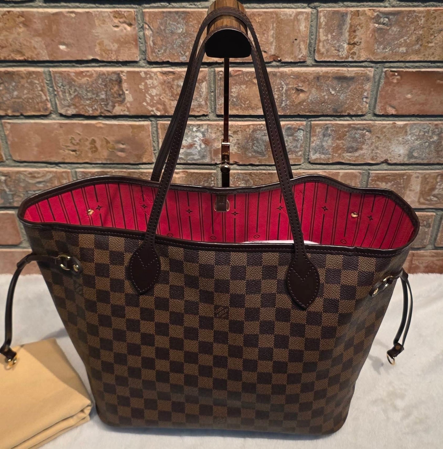Authentic Louis Vuitton Neverfull MM Damier Ebene