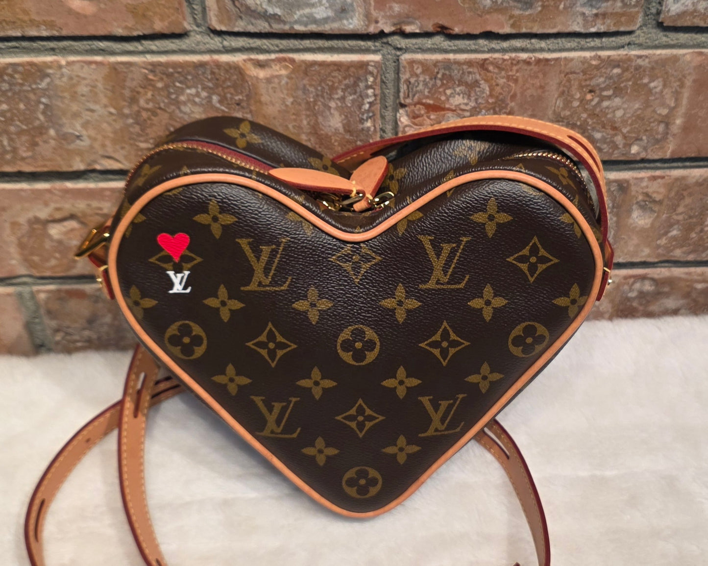 Authentic Louis Vuitton Couer Game On Heart Bag