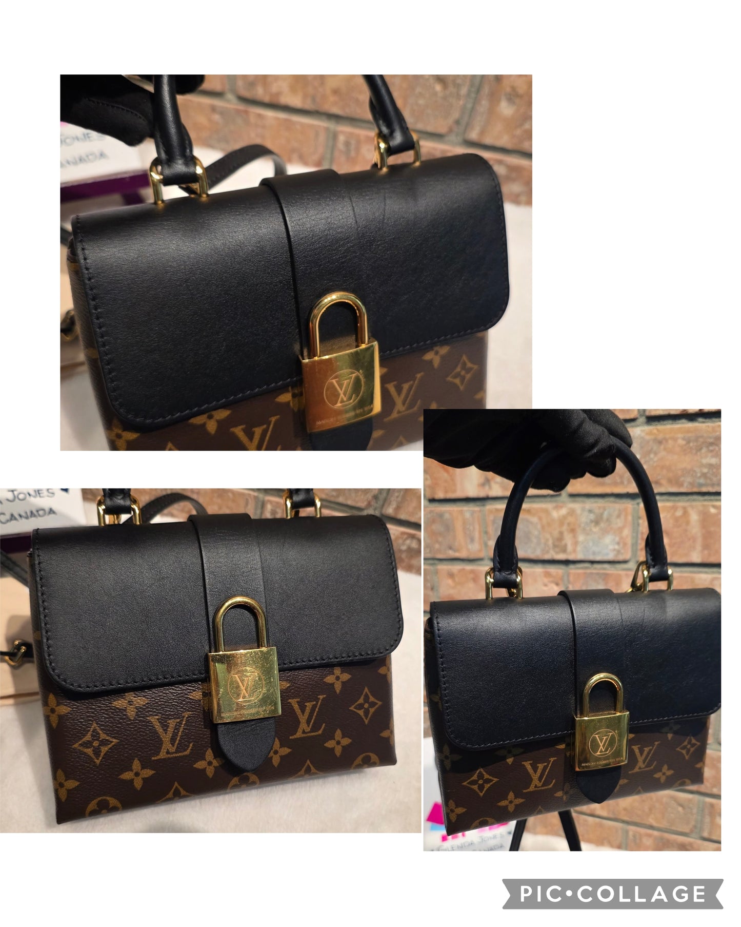 Authentic Louis Vuitton Locky BB Noir