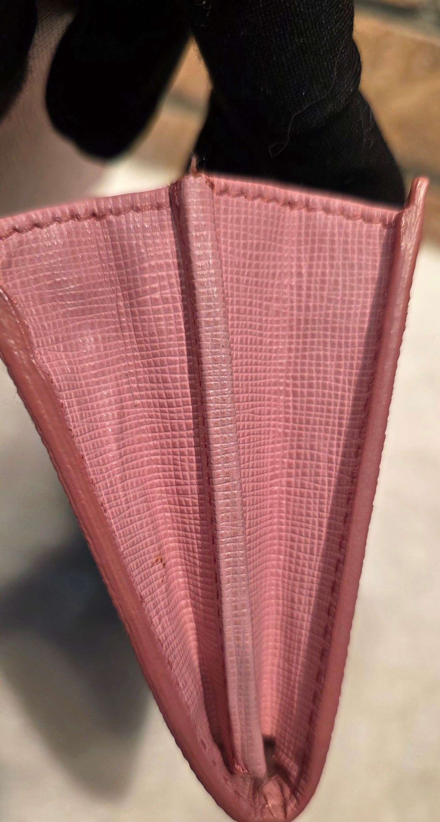 Authentic Fendi Pink OMBRE Zucca Long Wallet
