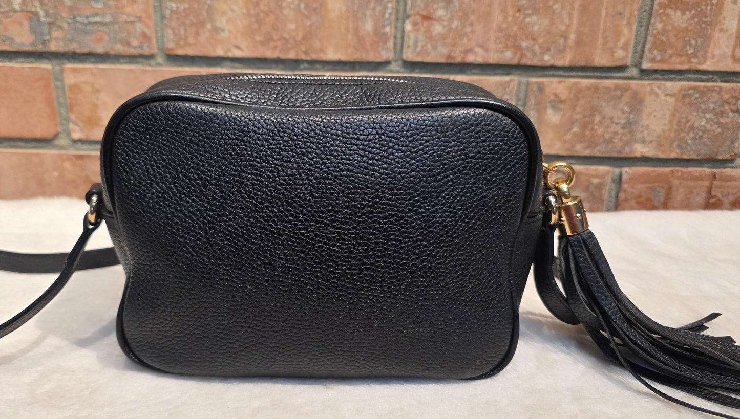 Authentic Gucci Soho Disco Crossbody Black